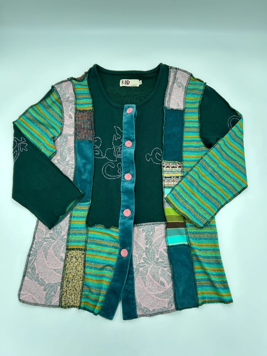 Kor Company Jackets & Blazers - Patchwork “Koret Artwear” Vintage Women’s Jacket M